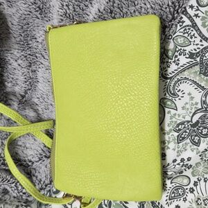 Lime Green Clutch Bag